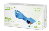 Nitril-Einmalhandschuhe Größe M, Neu: Medi-INN Karton mit 1000 Handschuhen (10 Spenderboxen je 100 Stück)